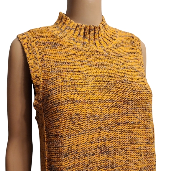 Nine West Sleeveless Mock Neck Sweater Size L - Picture 2 of 13